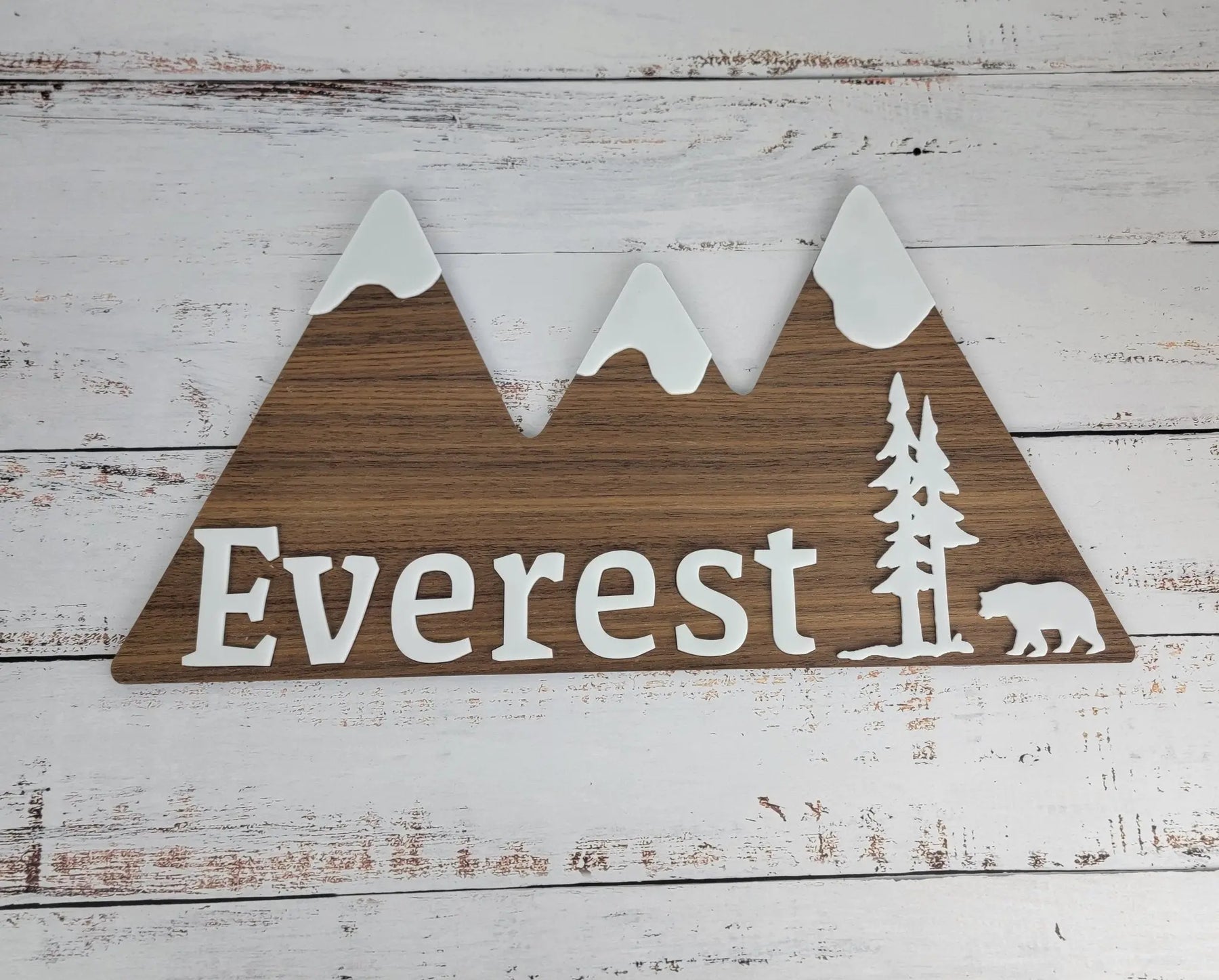 Woodland Baby Boy or Girl Nursery custom Sign by EverLee Creations, Southern home decor main product photo