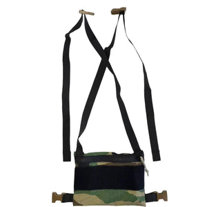 Woodland Minimalist Chest Rig by Recycled Firefighter, hunting & shooting protective gear detail photo 6