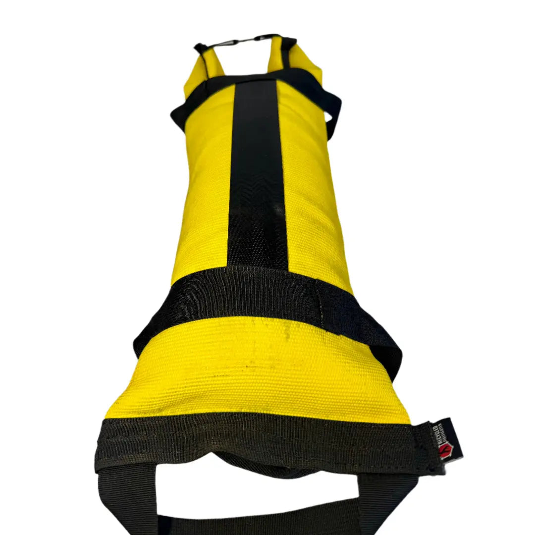 Workout Battle Bag - Spark by Recycled Firefighter, handmade leather goods detail photo 6