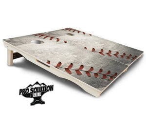 Worn Baseball & Glove Cornhole Boards - Pro Solution Elite Series Cornhole Solutions