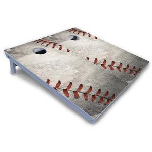 Worn Baseball & Glove Design Cornhole Boards - All Weather Series by Cornhole Solutions, Southern home decor detail photo 3