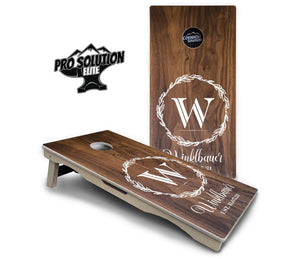 Wreath Cornhole Boards - Pro Solution Elite Series by Cornhole Solutions, custom cornhole board detail photo 4