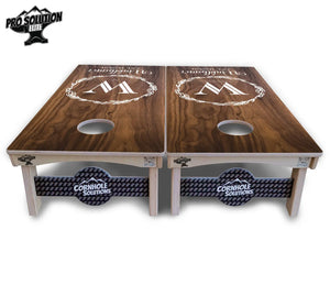 Wreath Cornhole Boards - Pro Solution Elite Series by Cornhole Solutions, custom cornhole board detail photo 5