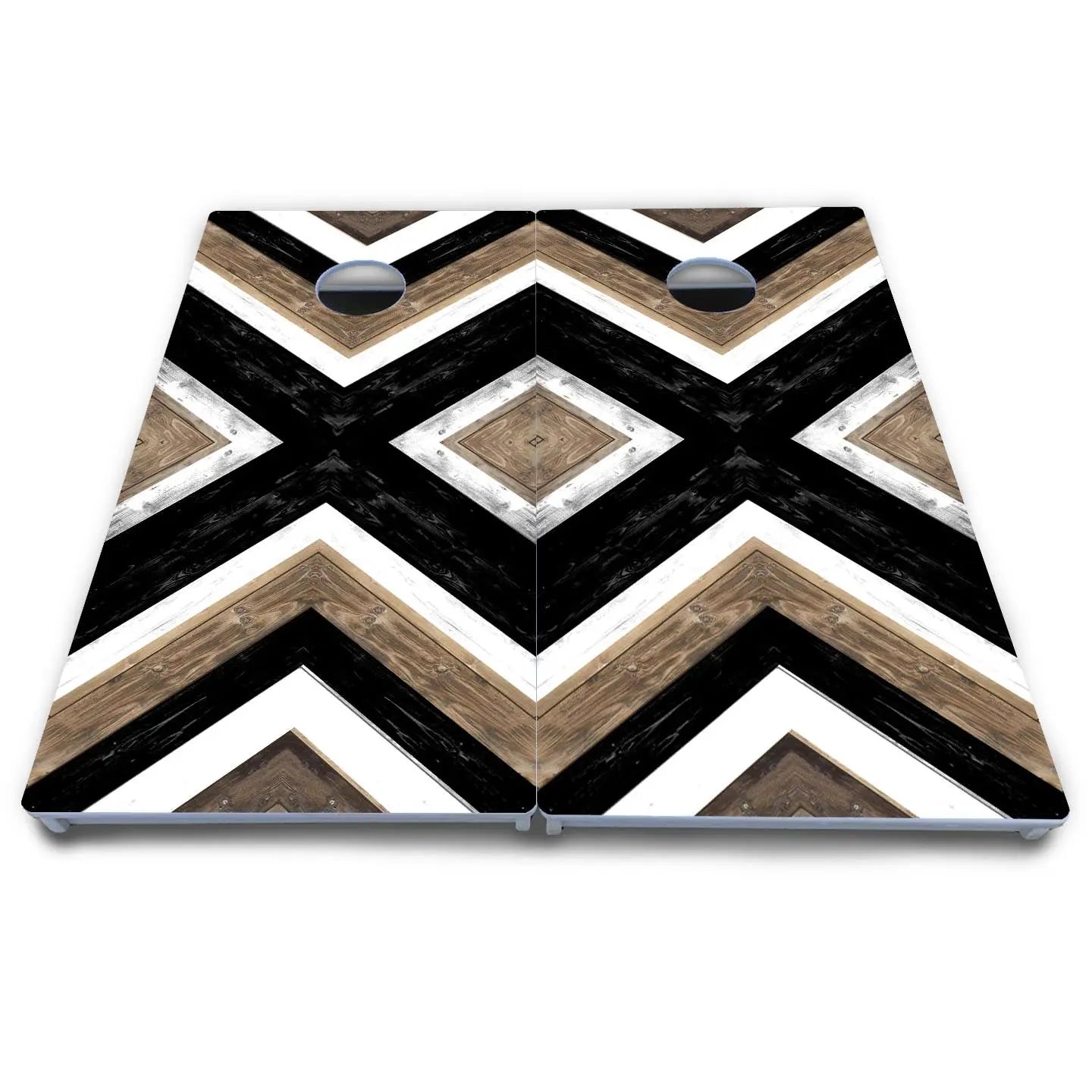 X Pattern Cornhole Boards - All Weather Series by Cornhole Solutions, custom cornhole board detail photo 4