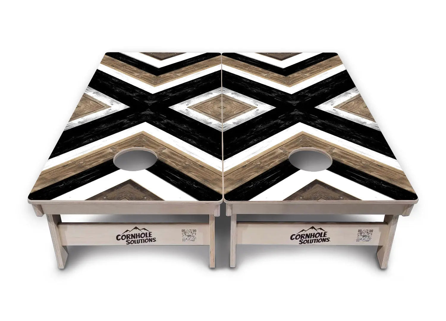 X Pattern Cornhole Boards - Professional Tournament Series by Cornhole Solutions, custom cornhole board detail photo 2
