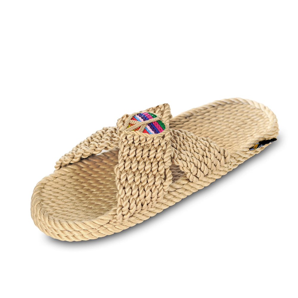 Peace Slide X handmade rope sandals by Nomadic State of Mind