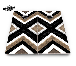 X Pattern Cornhole Boards - Pro Solution Lite Series by Cornhole Solutions, custom cornhole board detail photo 2