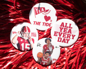 Yea Alabama Buttons by Swag., handmade jewelry main product photo