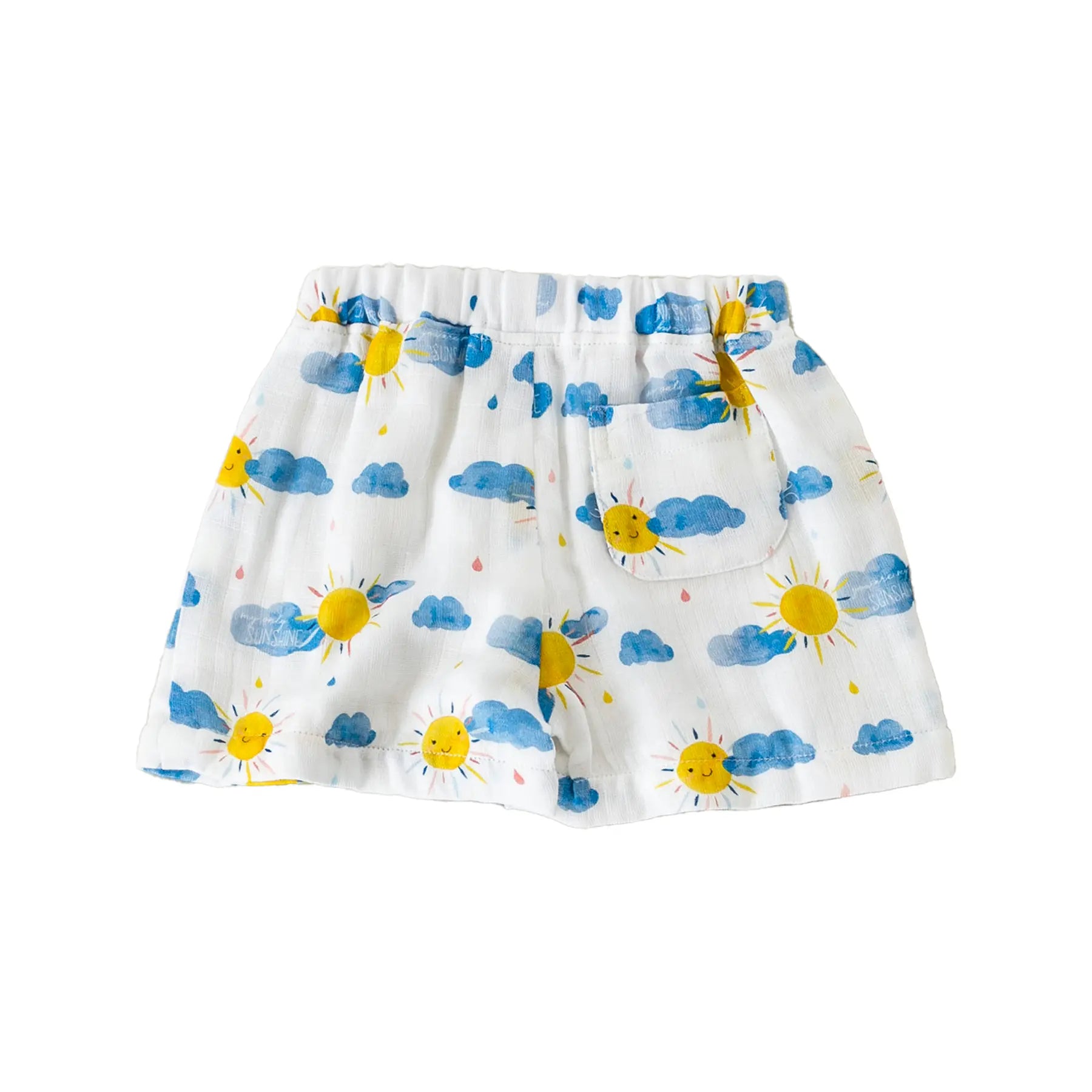 You Are My Sunshine Organic Muslin Shorts Nola Tawk