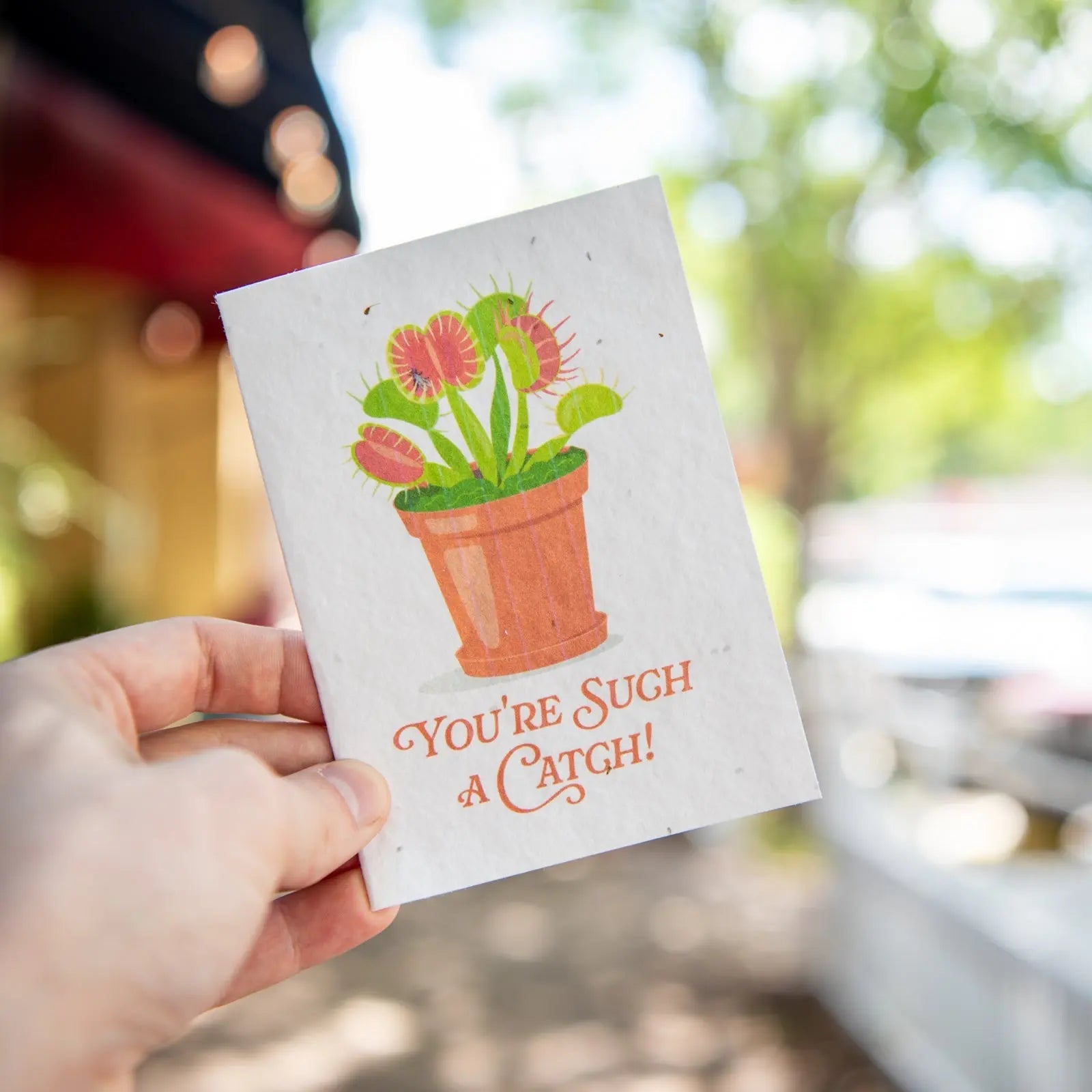 You're Such a Catch - Plantable Seed Card Still Magnolia