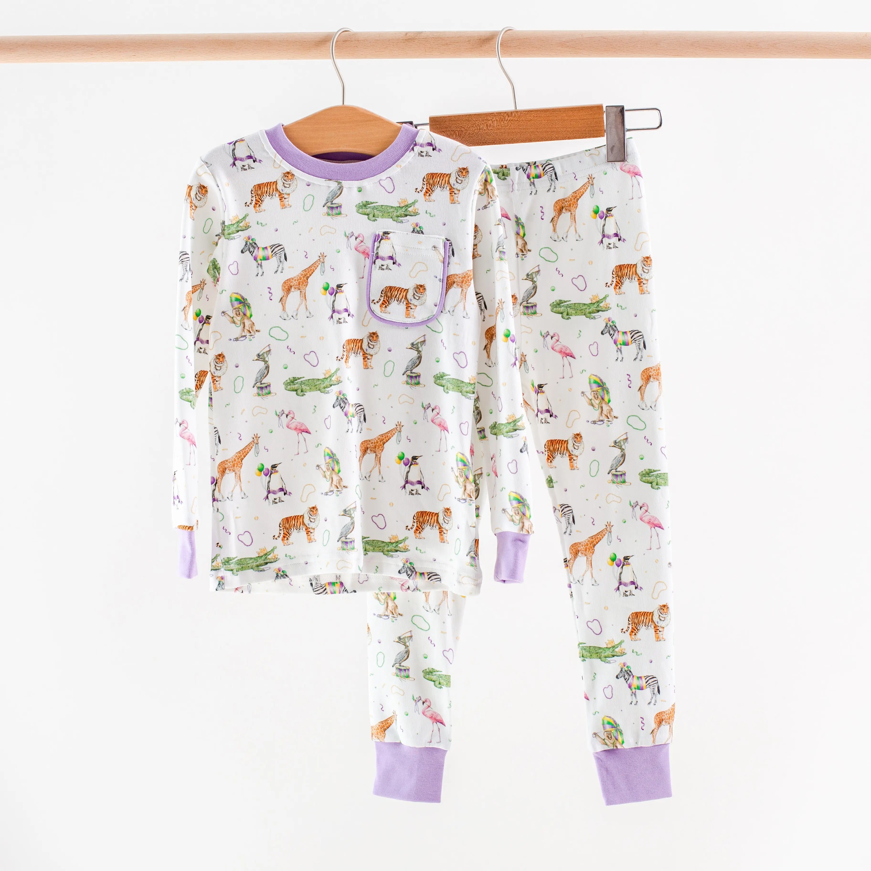 Zoo Krewe Organic Cotton Kids Pajamas Nola Tawk