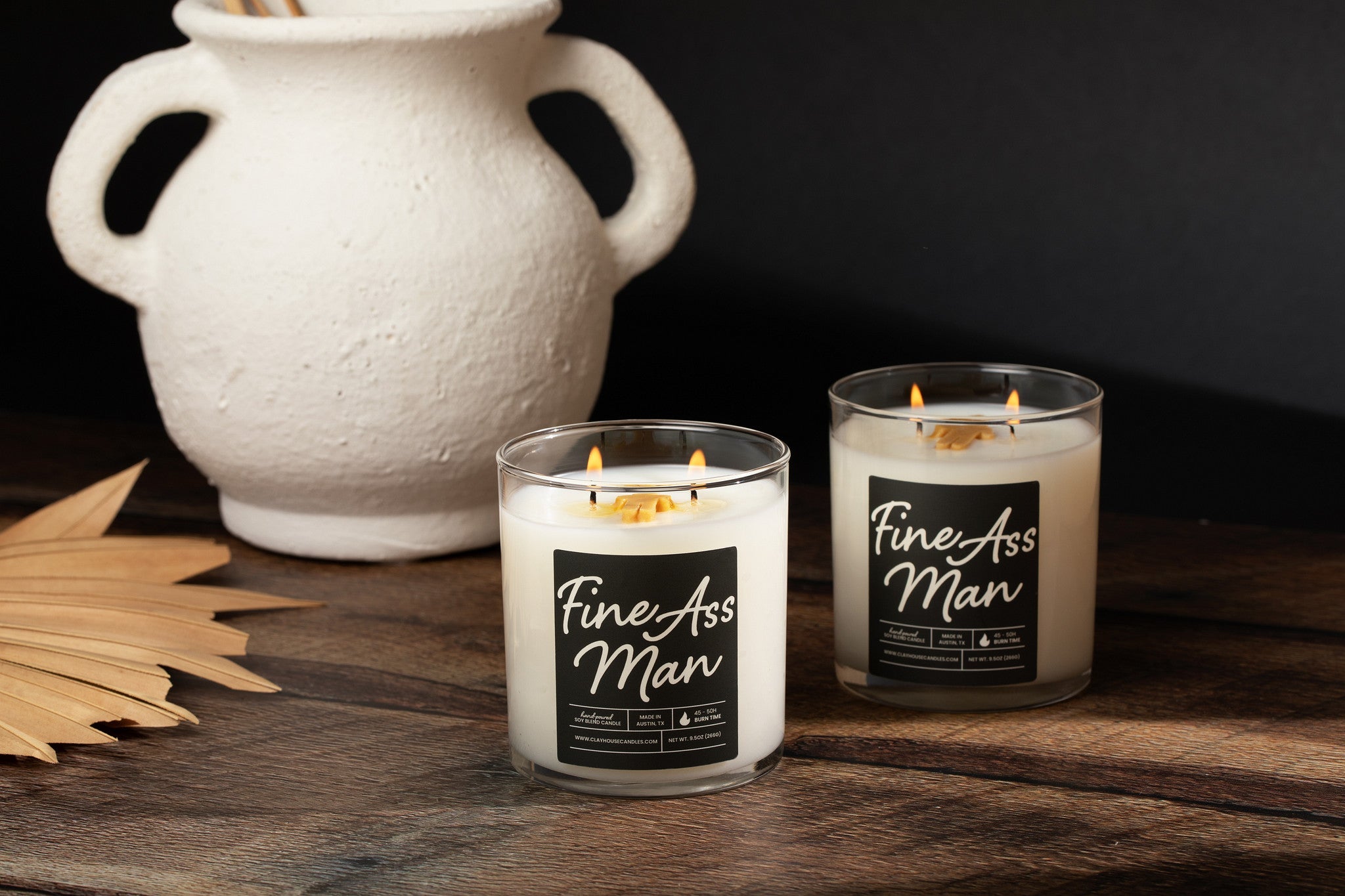 Fine Ass Man Container Candle by Clay House Candles image 2