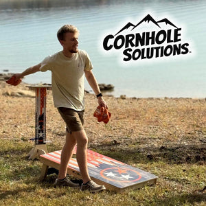 Complete Tournament Cornhole Bundle - Boards, Bags & Carrying Case - America 1776-2026 "Limited Edition"