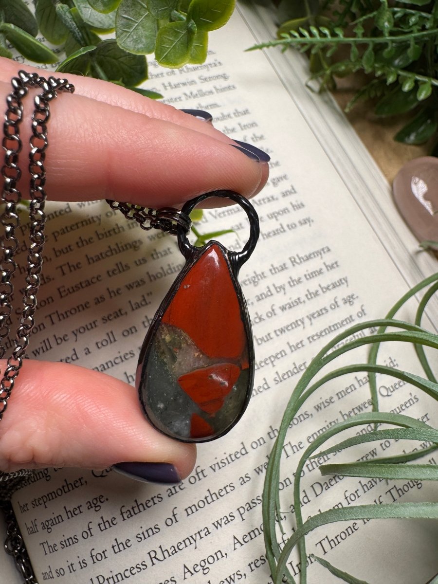 African Bloodstone Necklace
