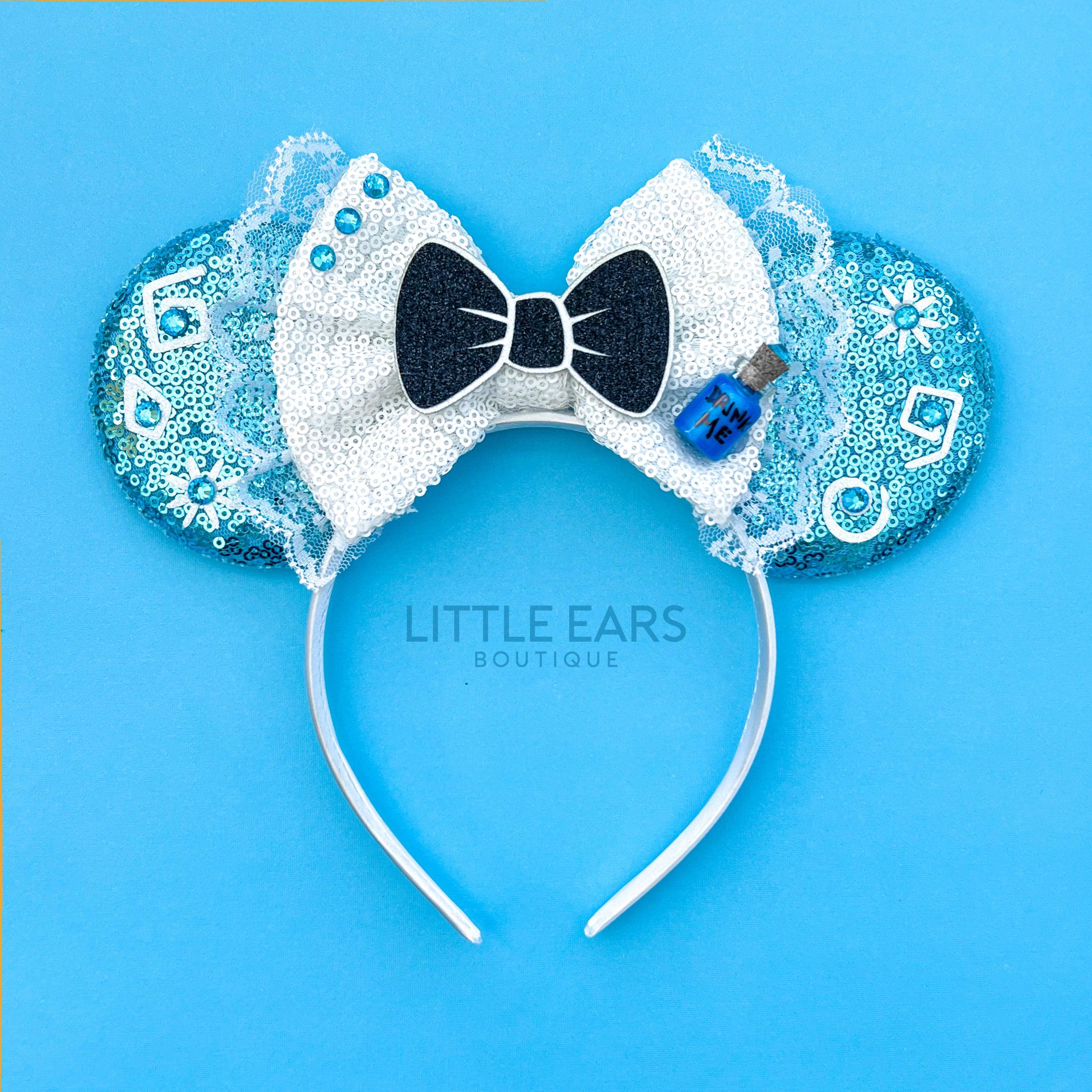 Alice inspired handmade theme park ears by Little Ears Boutique