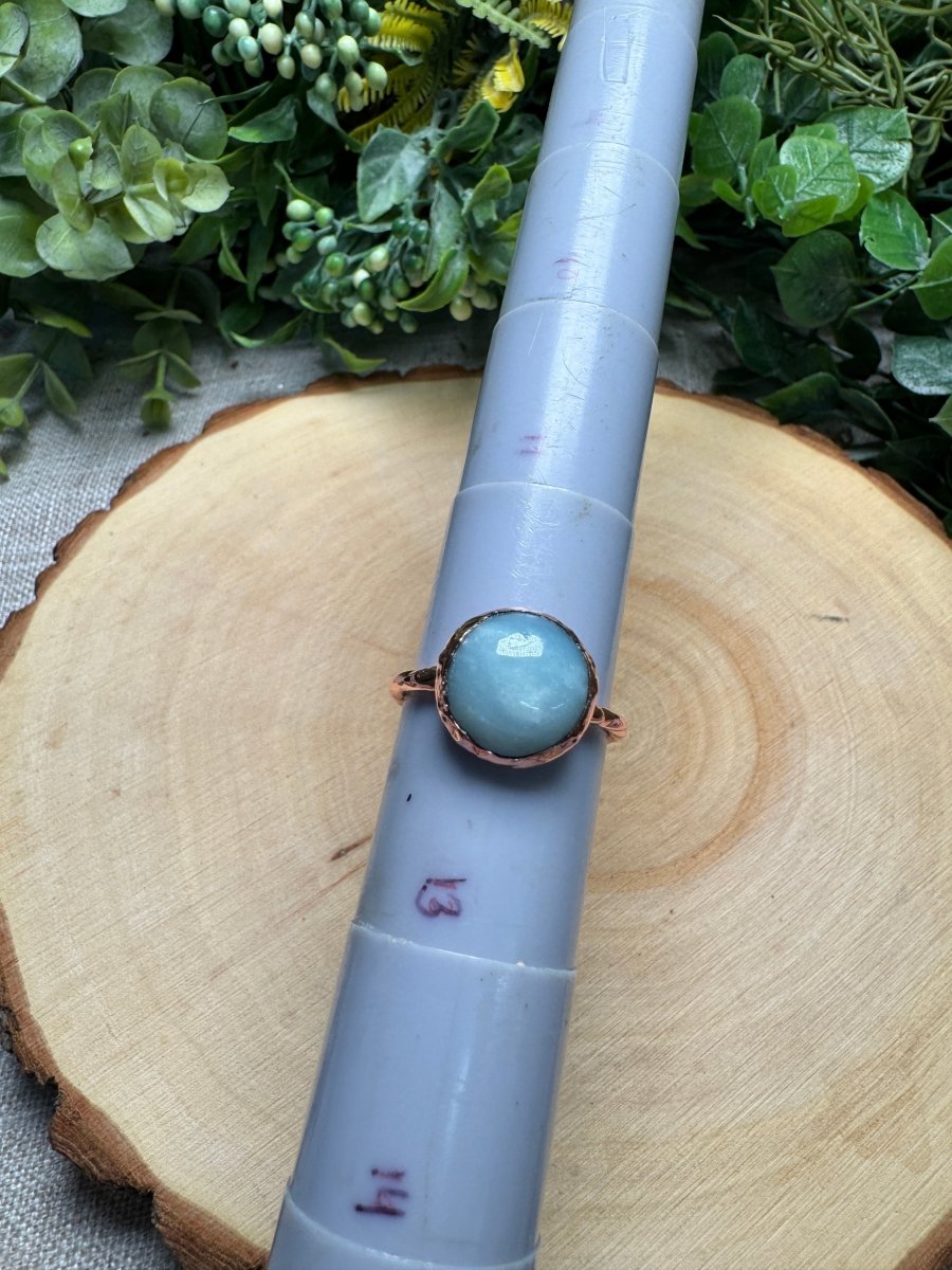 Amazonite Ring Size 12