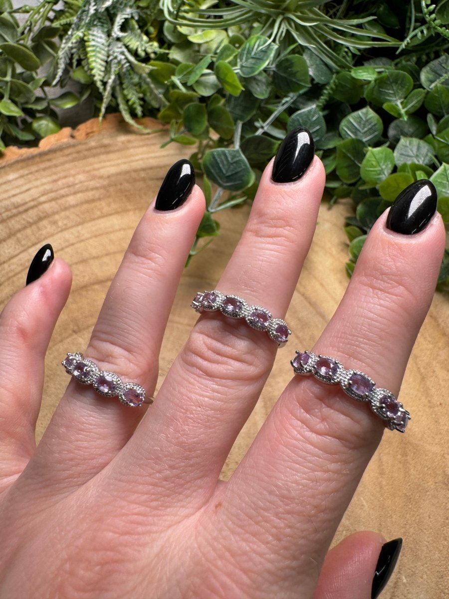 Amethyst Ring Adjustable