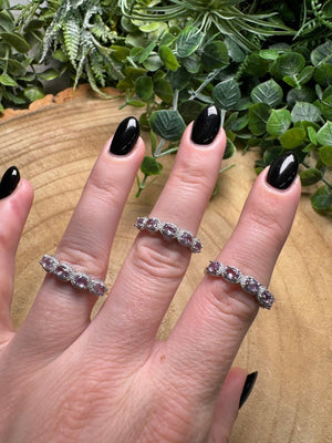 Amethyst Ring Adjustable