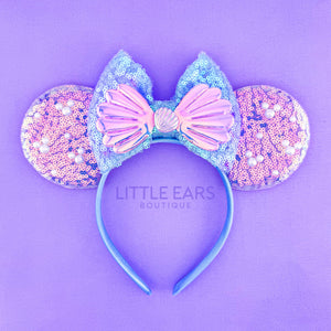 Light Up Mermaid Shells Ears by Little Ears Boutique, travel planning service detail photo 2