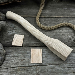 Ash Wood Axe Handle with Red Oak Wedges, 41.5 cm (16.3 in)