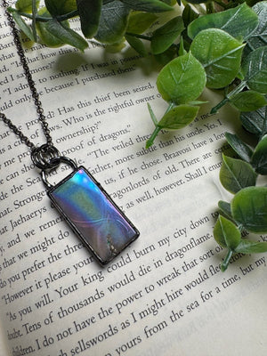 Aura Druzy Agate Necklace