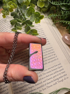 Aura Plated Druzy Agate Necklace
