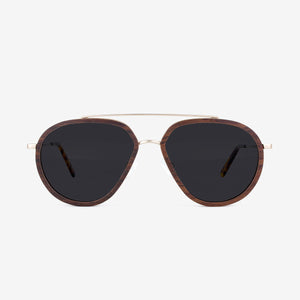 Aventura - Metal & Wood Sunglasses