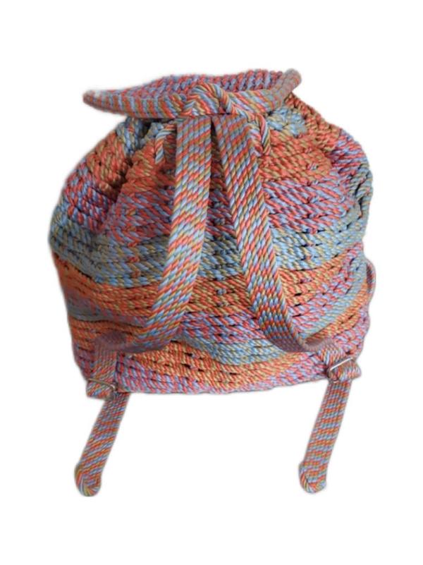 Rope Backpack handwoven rope bag by Nomadic State of Mind, view 5