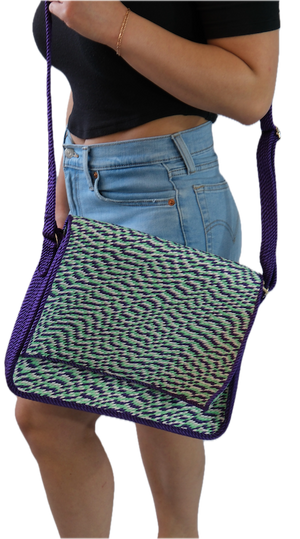 Square Bag handwoven rope bag by Nomadic State of Mind, view 11