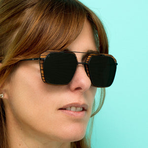 Bal Harbour - Metal & Wood Sunglasses