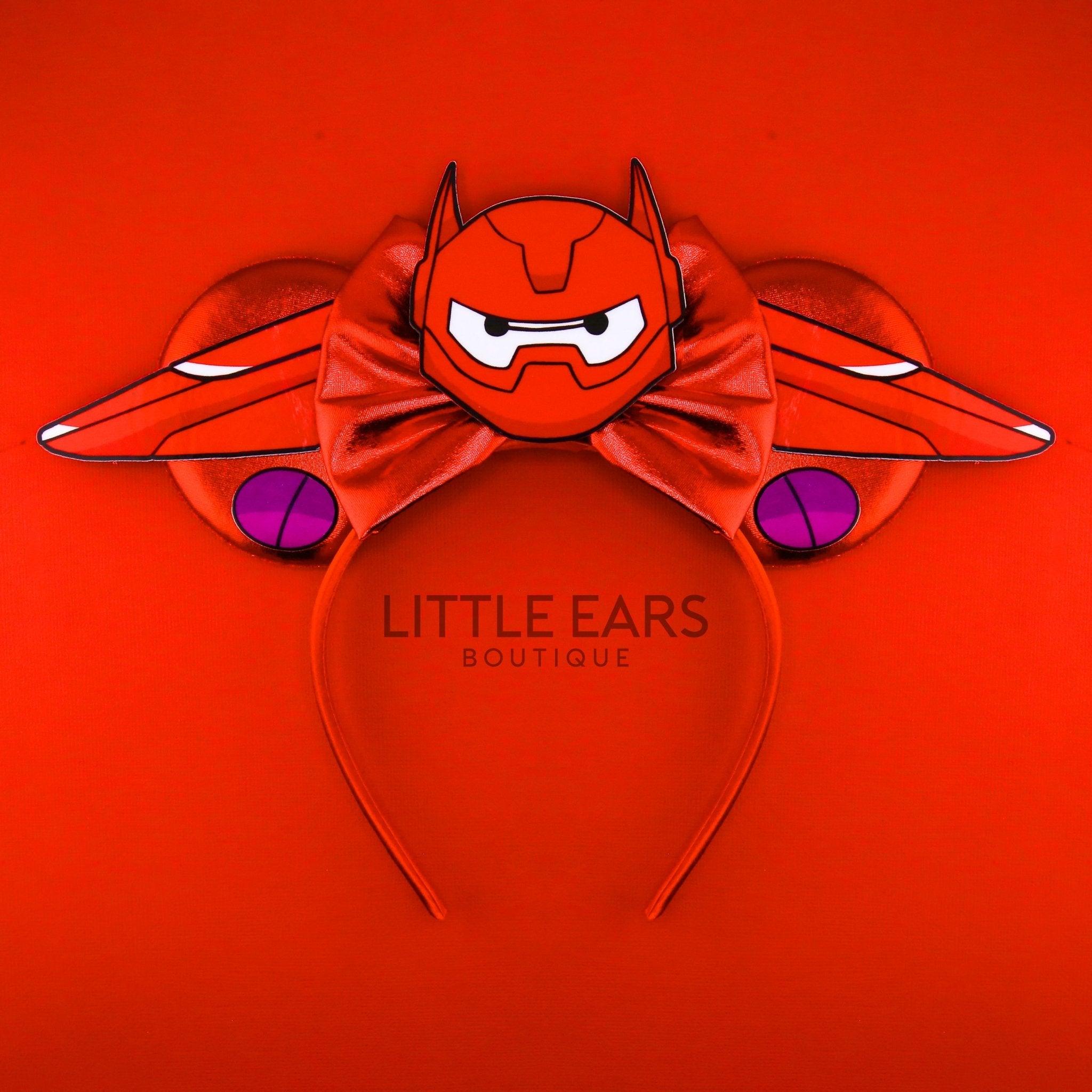 Baymax armor inspired handmade theme park ears by Little Ears Boutique