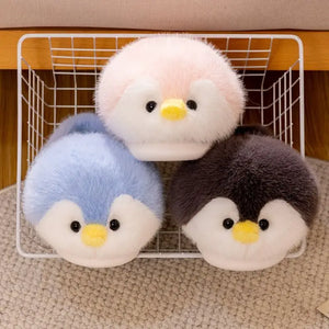 Fuzzy Penguin Plush Slippers — Cute Soft Furry Indoor House Shoes by The Mississippi Mermaid Mercantile - view 10