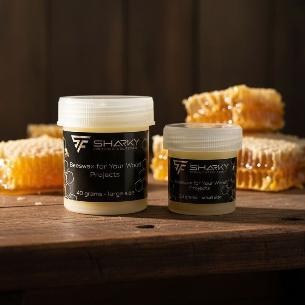 Beeswax Wood Finish – Natural Wood Conditioner for Tool Handles & Carving Projects