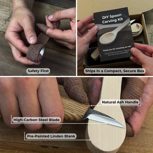 Beginner DIY Spoon Carving Kit