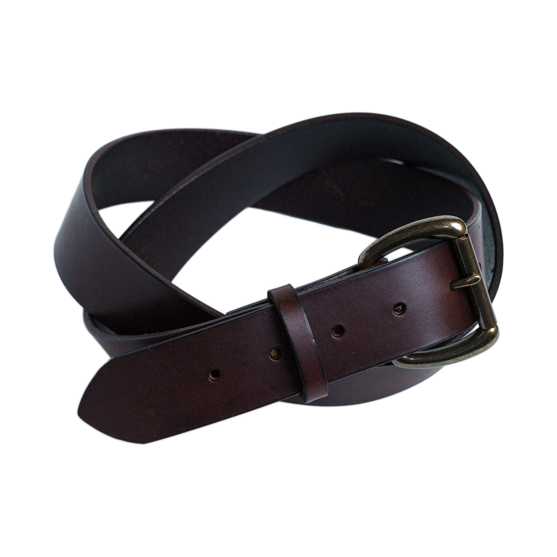 Heavy Duty Belt - Walnut by Loyal Stricklin, handmade leather goods main product photo