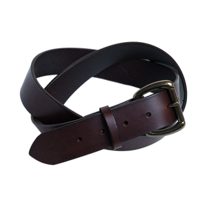 Heavy Duty Belt - Walnut by Loyal Stricklin, handmade leather goods main product photo
