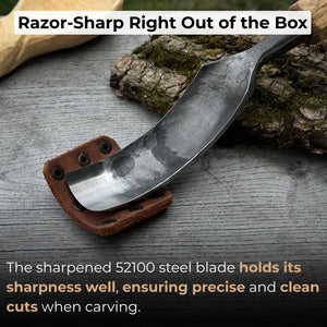 Bent Carving Gouge, 20 - 40 mm (0.8 - 1.6 inches)