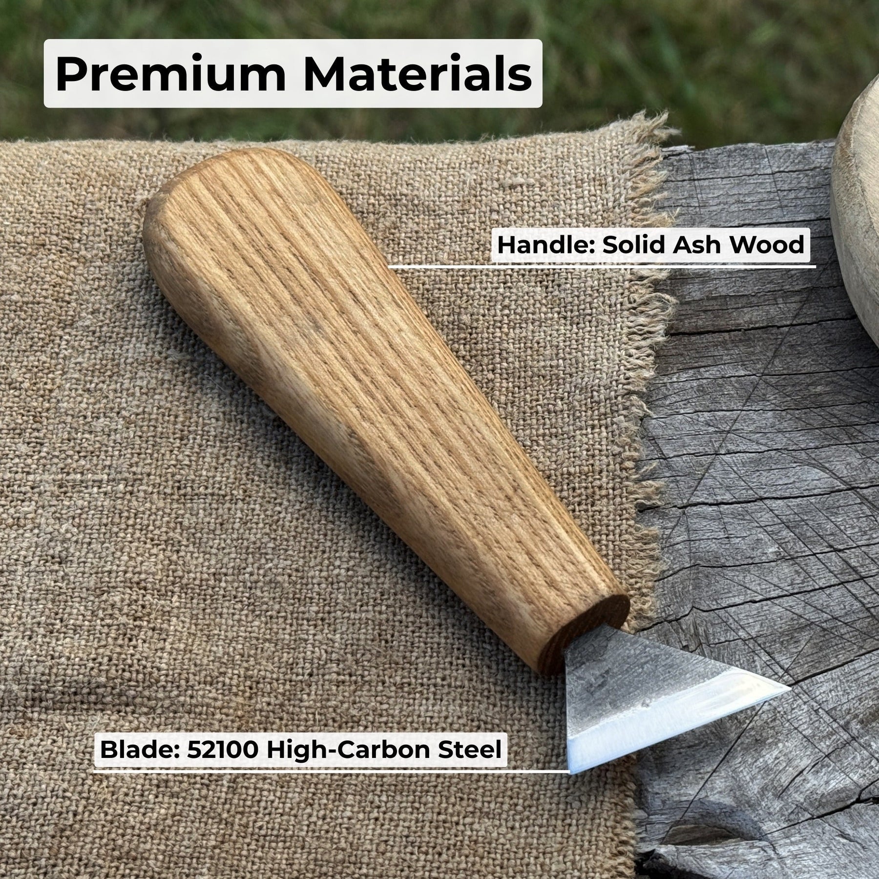 Bevel Edge Carving Knife, 3.5 cm (1.38 inches)