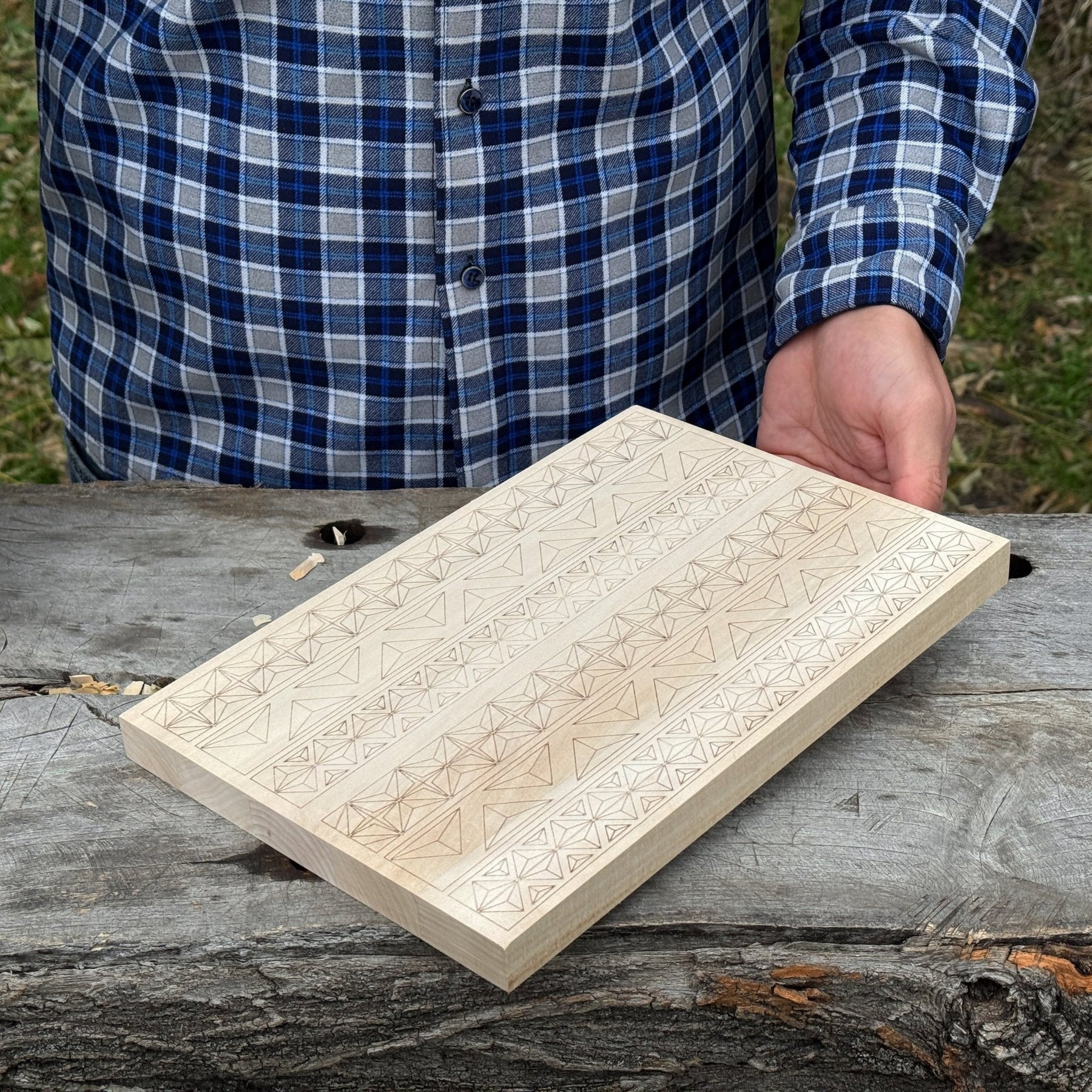 Big Basswood Woodcarving Practice Board