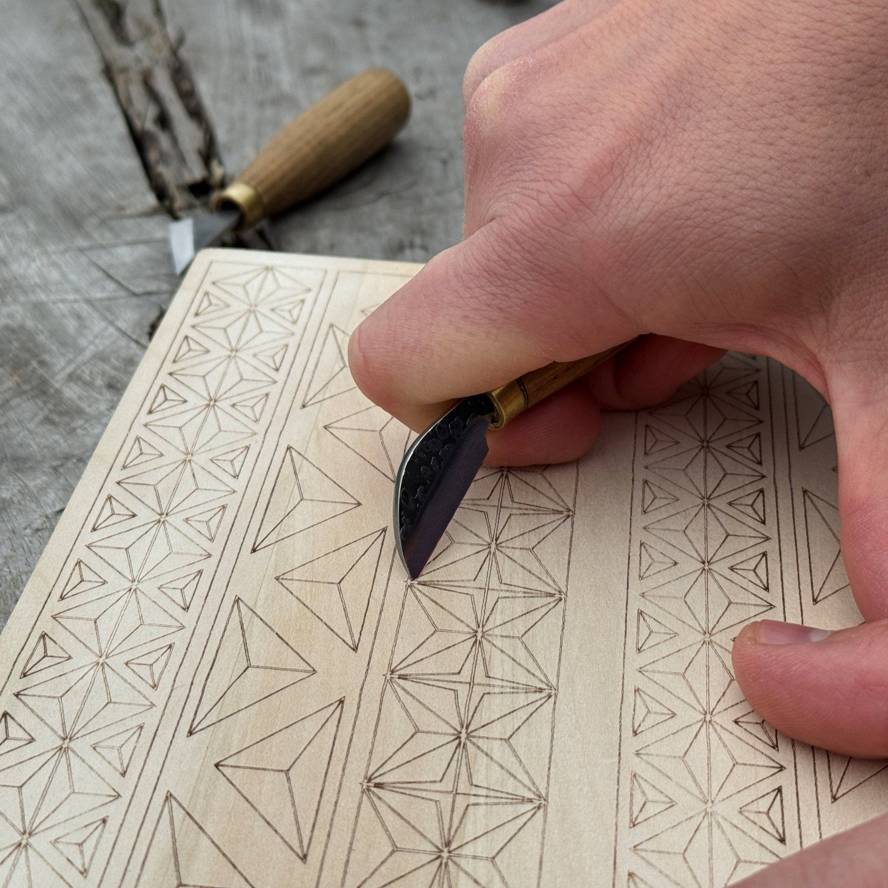 Big Basswood Woodcarving Practice Board