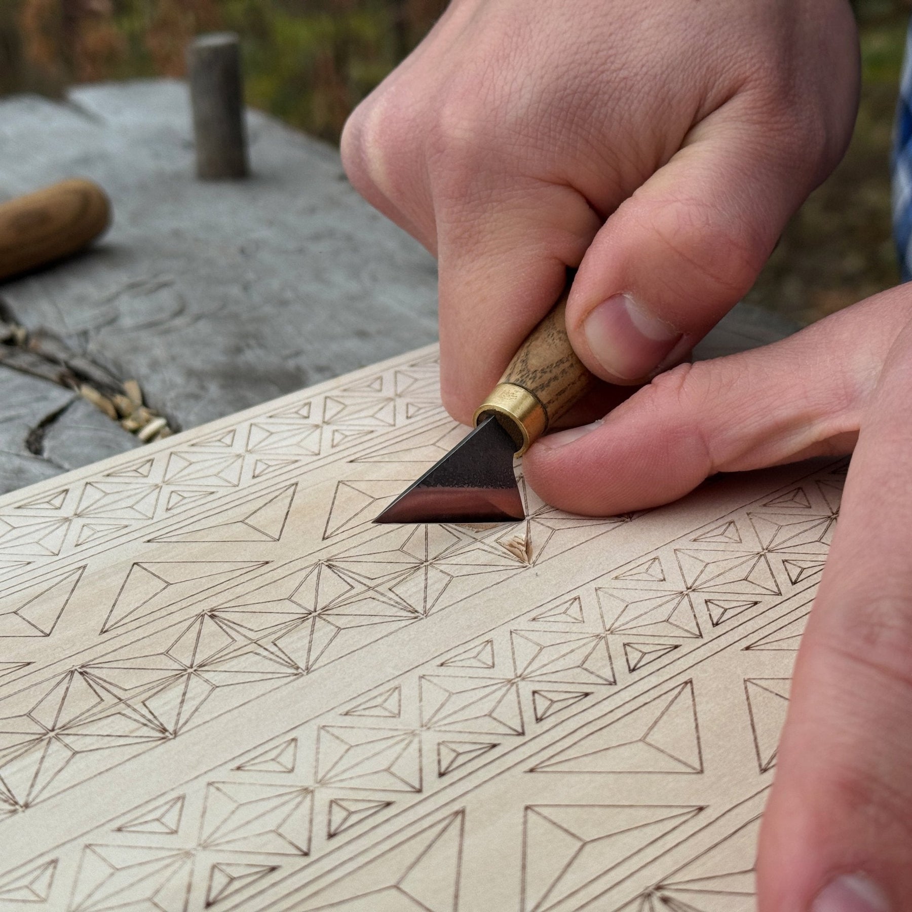 Big Basswood Woodcarving Practice Board