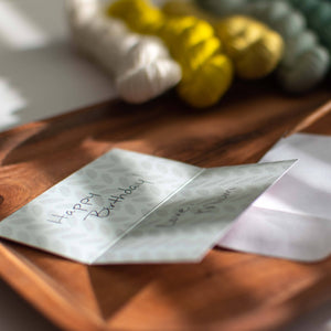 "This Took For. Freaking. Ever." Care Instruction Cards detail view 4 by Mountaintop Yarn