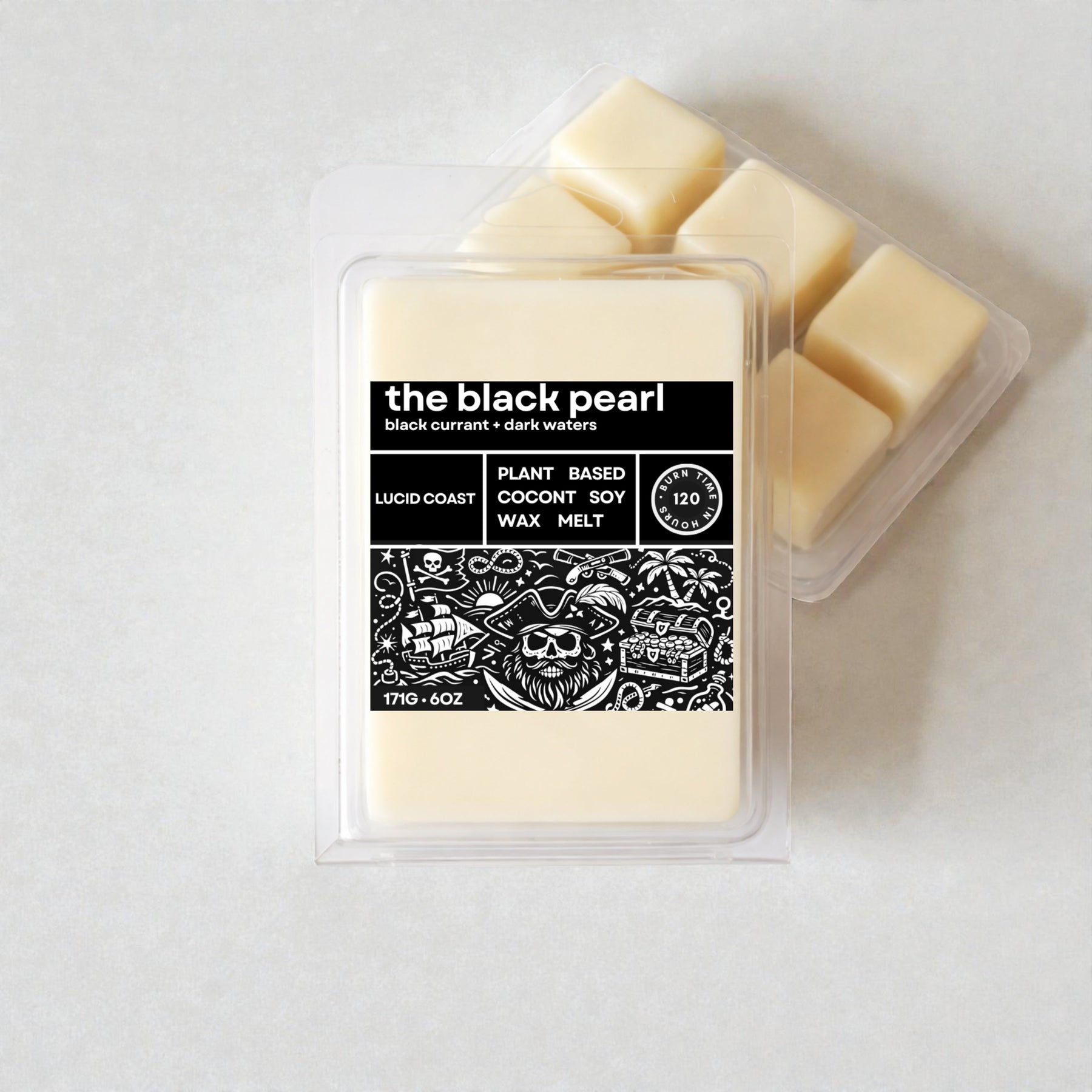 The Black Pearl Wax Melt by Lucid Coast Co. product image 2