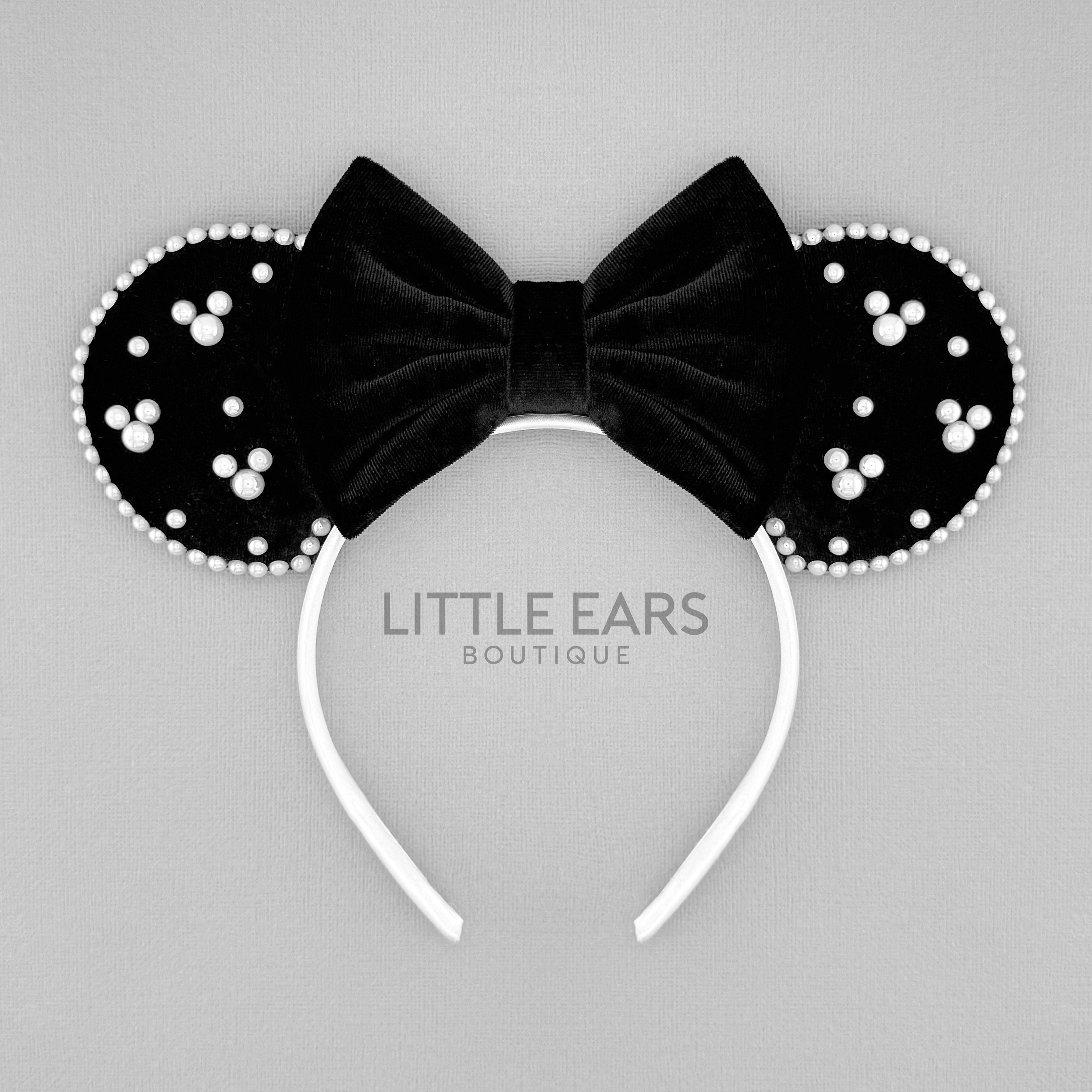 All Black Pearls Mickey Ears