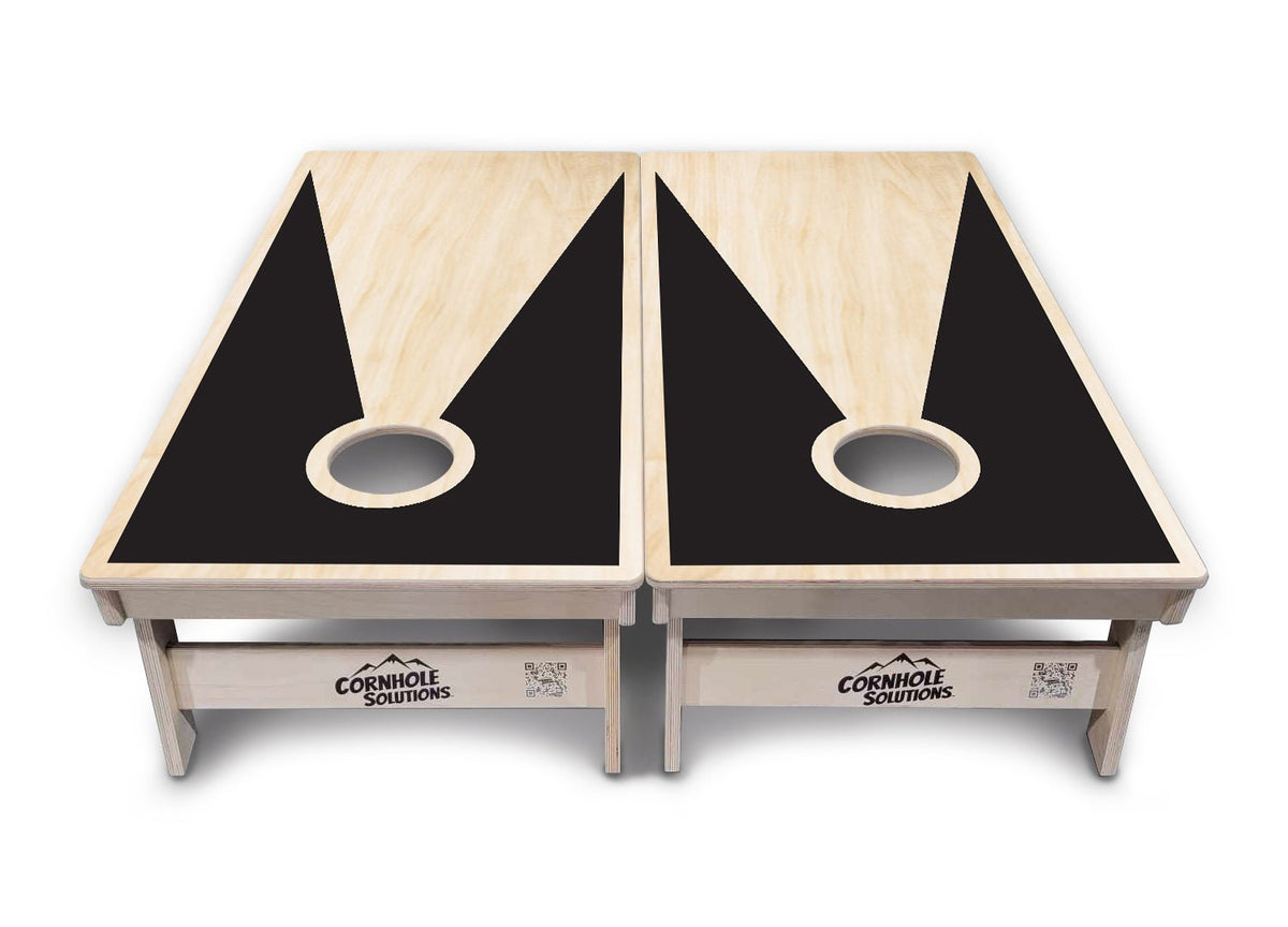 Natural Keyhole Cornhole Boards – Tournament Series