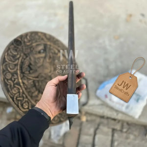 Handcrafted Viking Shield and Engraved Axe Set with Raven Motif and Norse Knotwork