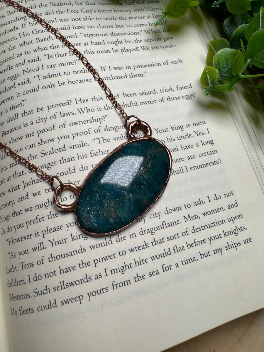 Blue Apatite Necklace
