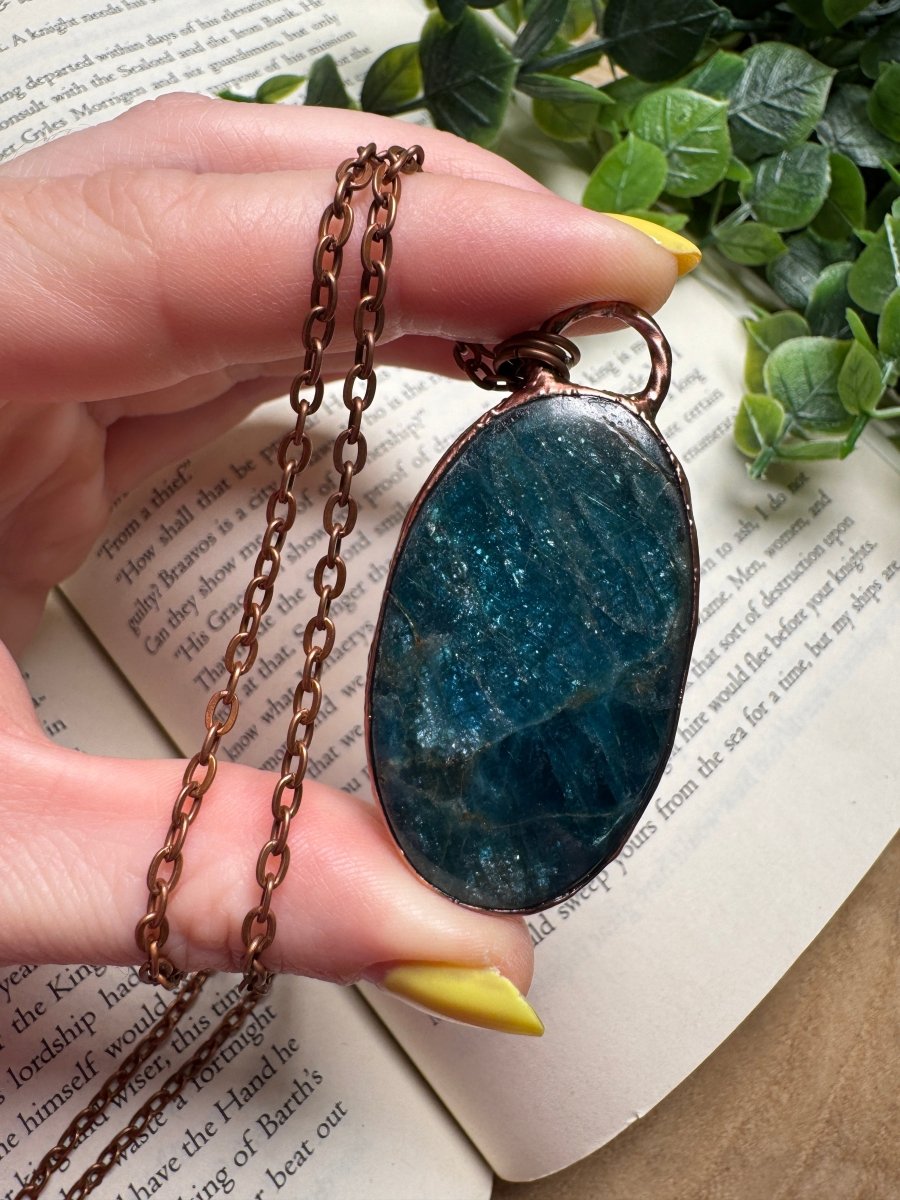 Blue Apatite Necklace