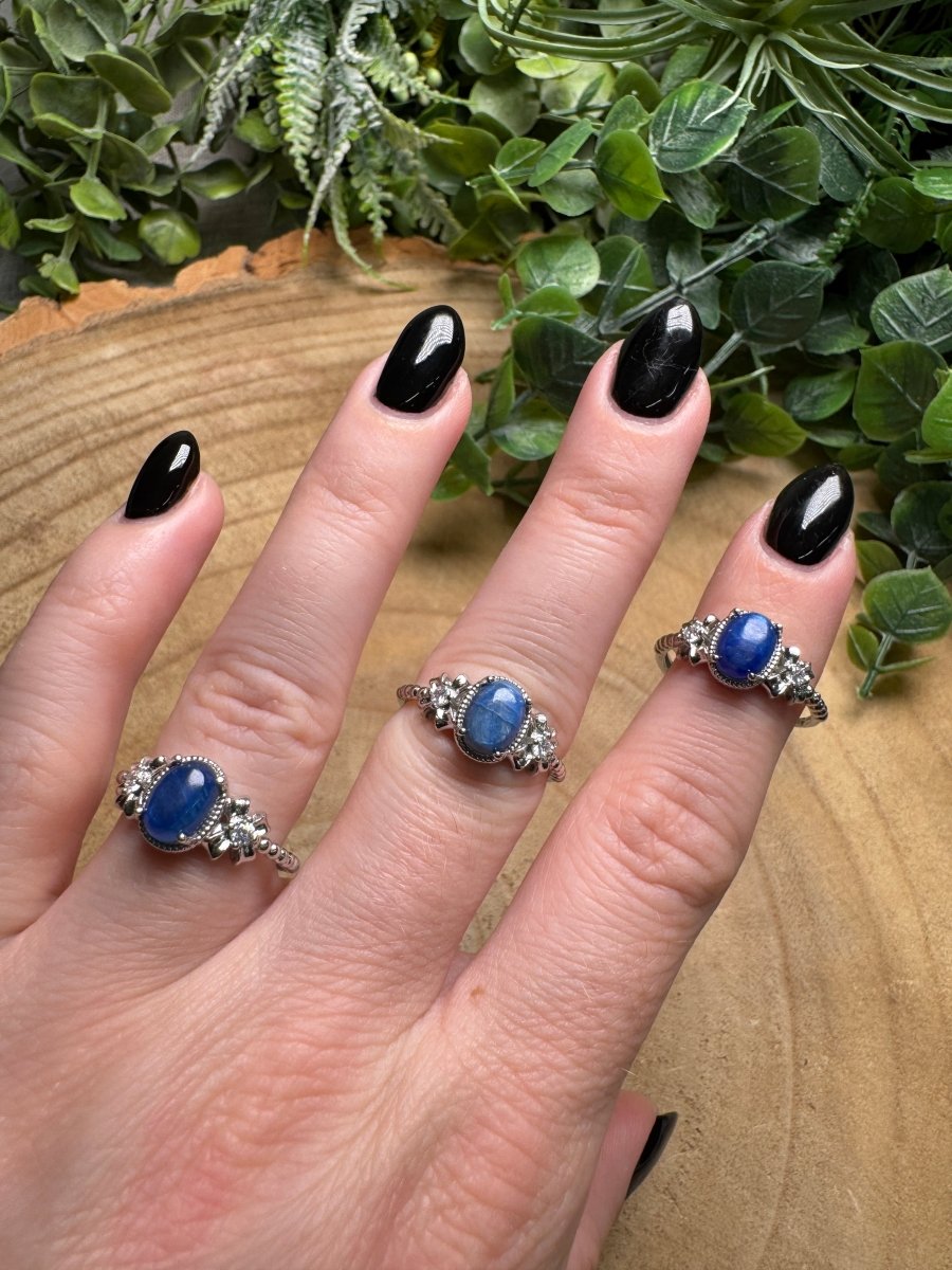 Blue Kyanite Ring Adjustable