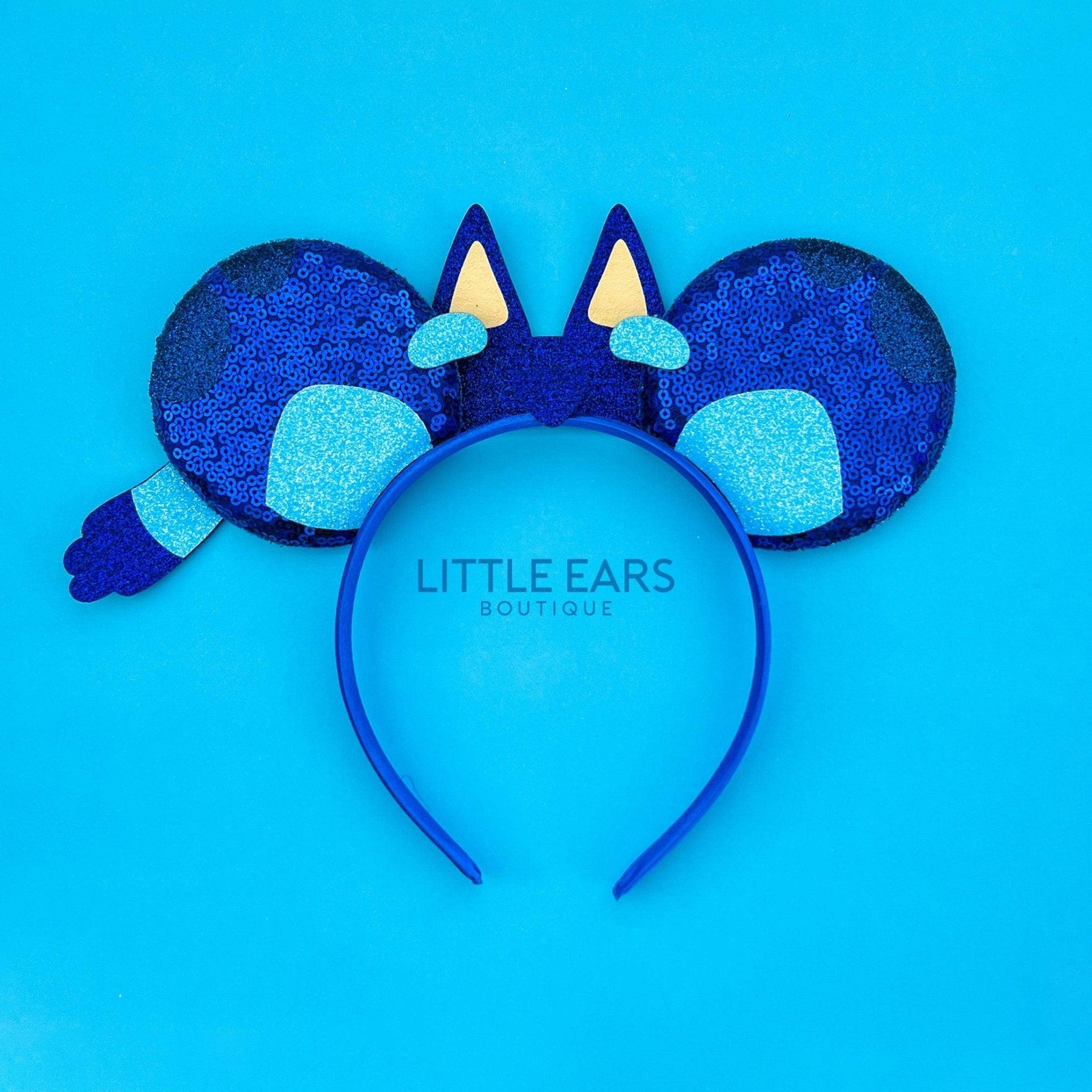 Blue Pup Ears for Men by Little Ears Boutique, pet accessory main product photo